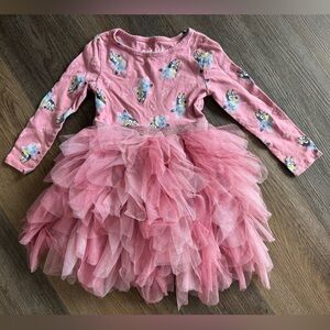 Bluey girls pink tulle dress size 3T